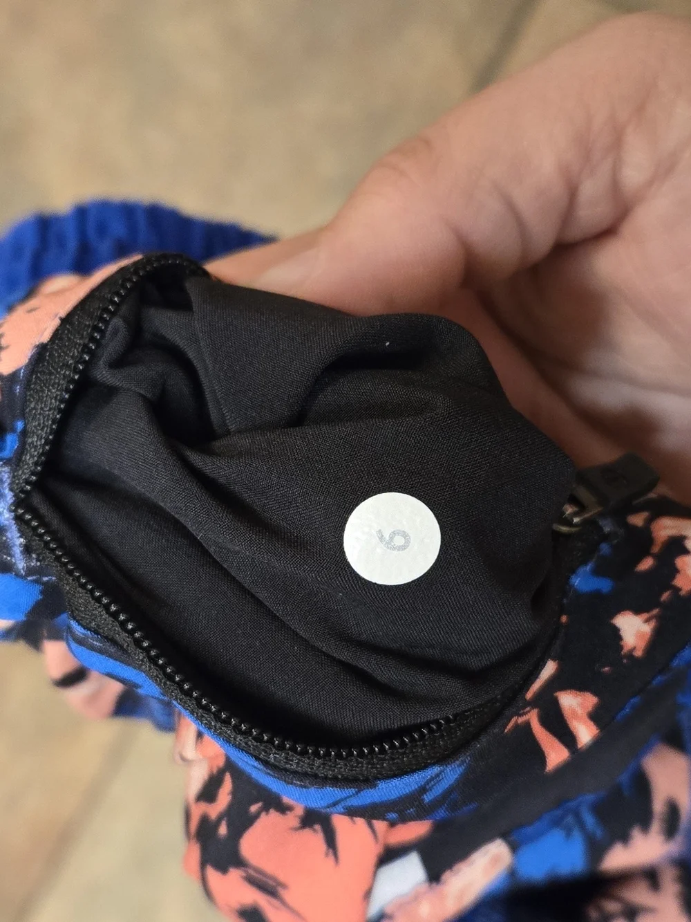 Lululemon Tracker Short IV Paint Storm Harbor Blue Multi Size 6